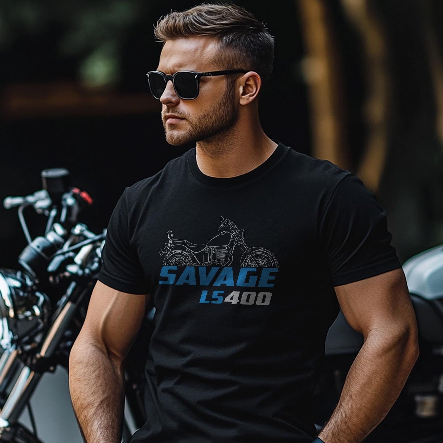 Suzuki LS400 Savage Inspired T-Shirt - Motorcycle Tee Shirt for Riders