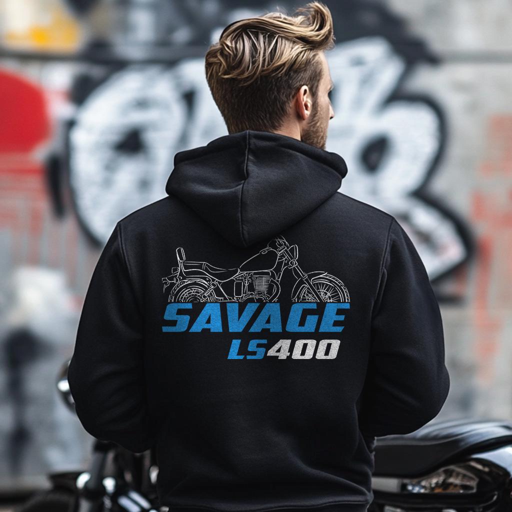 Suzuki LS400 Savage Inspired Hoodie - Motorcycle Sweatshirt for Riders