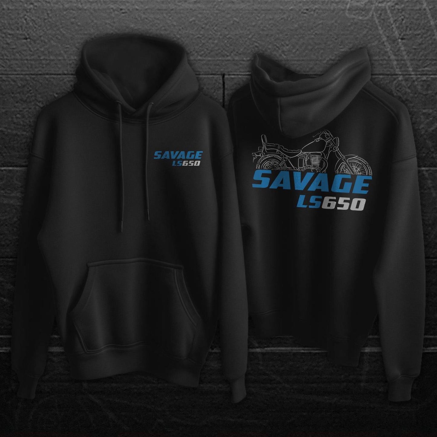 Suzuki LS650 Savage Inspired Hoodie - Motorcycle Sweatshirt for Riders