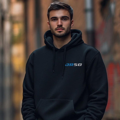 Suzuki JR50 Inspired Hoodie - Motorcycle Sweatshirt for Riders