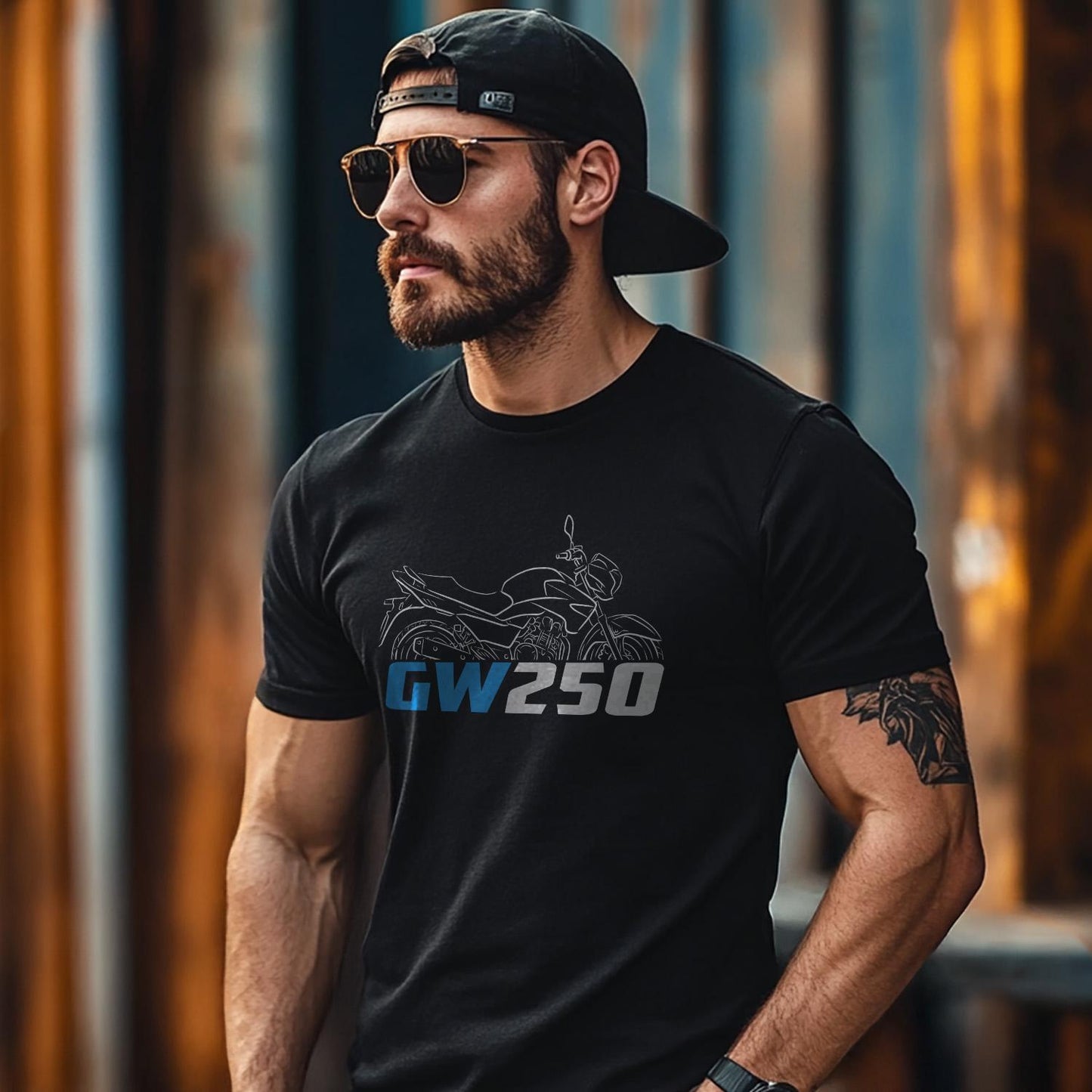 Suzuki GSR 250 & GW250 Inazuma Inspired T-Shirt - Motorcycle Tee Shirt for Riders