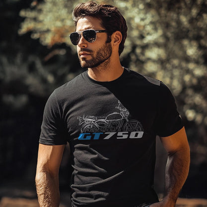 Suzuki GT750 Inspired T-Shirt - Motorcycle Tee Shirt for Riders