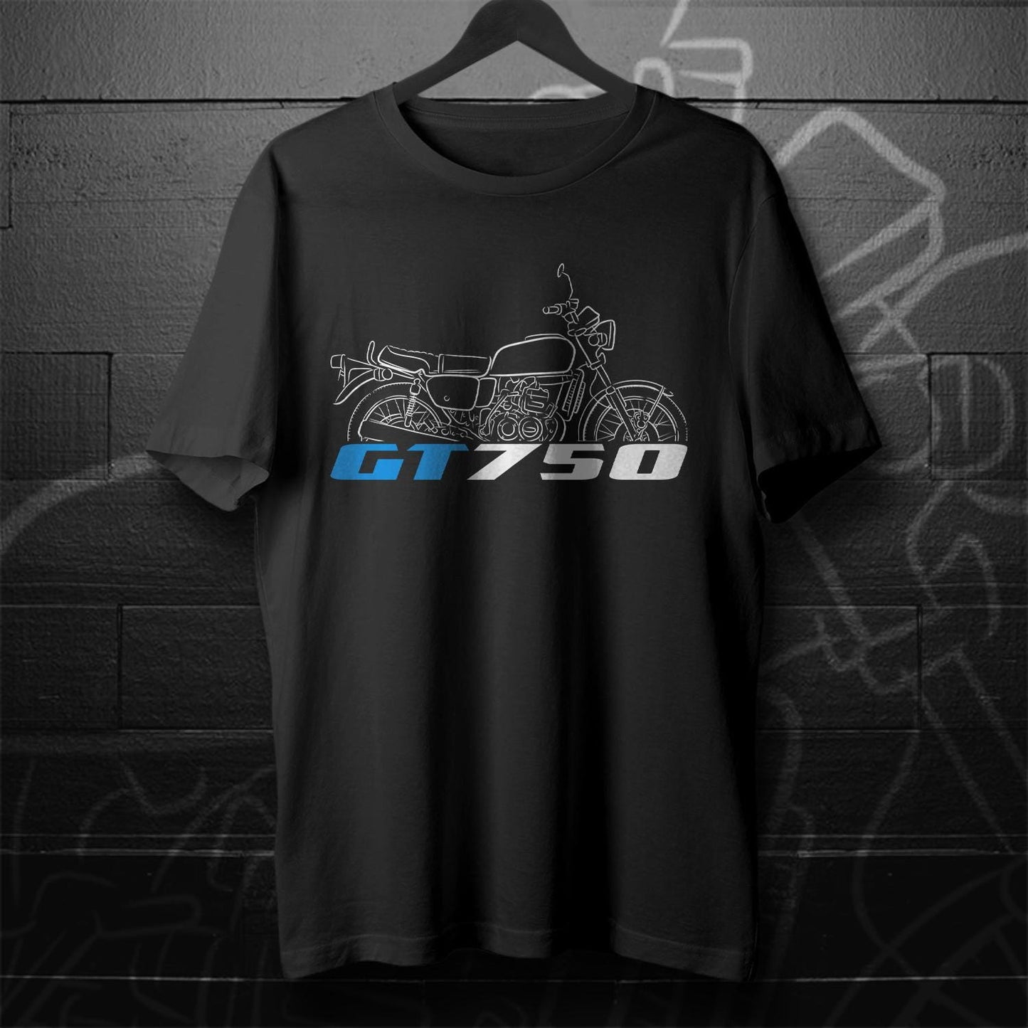 Suzuki GT750 Inspired T-Shirt - Motorcycle Tee Shirt for Riders