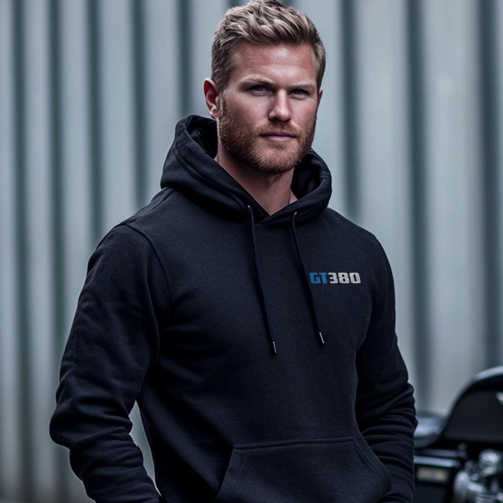Suzuki GT380 Inspired Hoodie - Motorcycle Sweatshirt for Riders