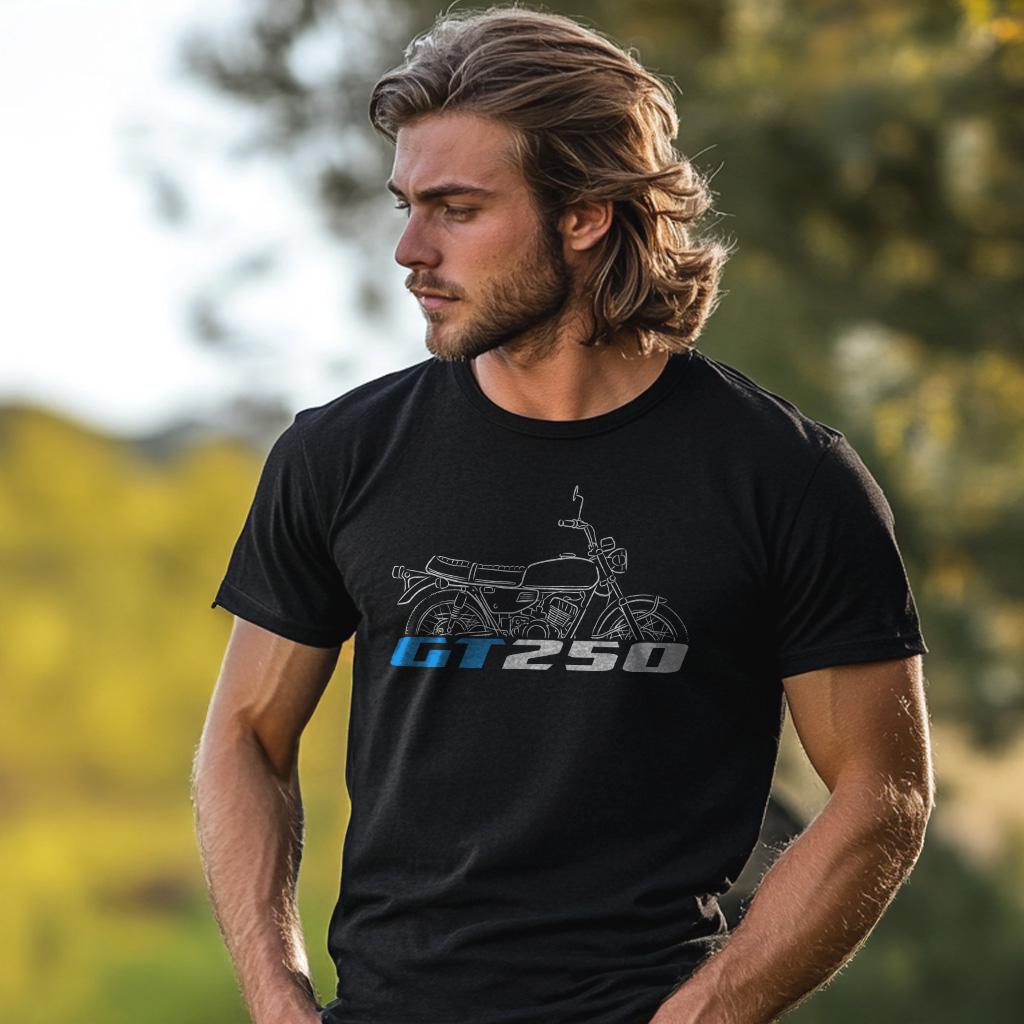 Suzuki GT250 Inspired T-Shirt - Motorcycle Tee Shirt for Riders