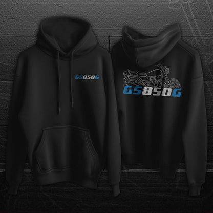 Suzuki GS850 G & GL Inspired Hoodie - Motorcycle Sweatshirt for Riders