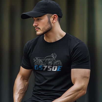 Suzuki GS750 | E & ES Inspired T-Shirt - Motorcycle Tee Shirt for Riders