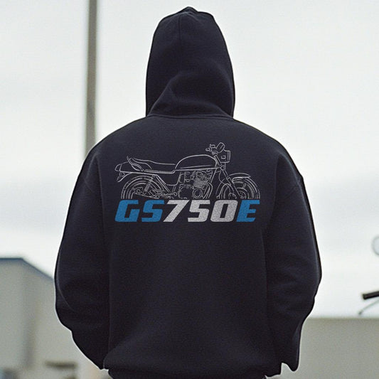Suzuki GS750 | E & ES Inspired Hoodie - Motorcycle Sweatshirt for Riders