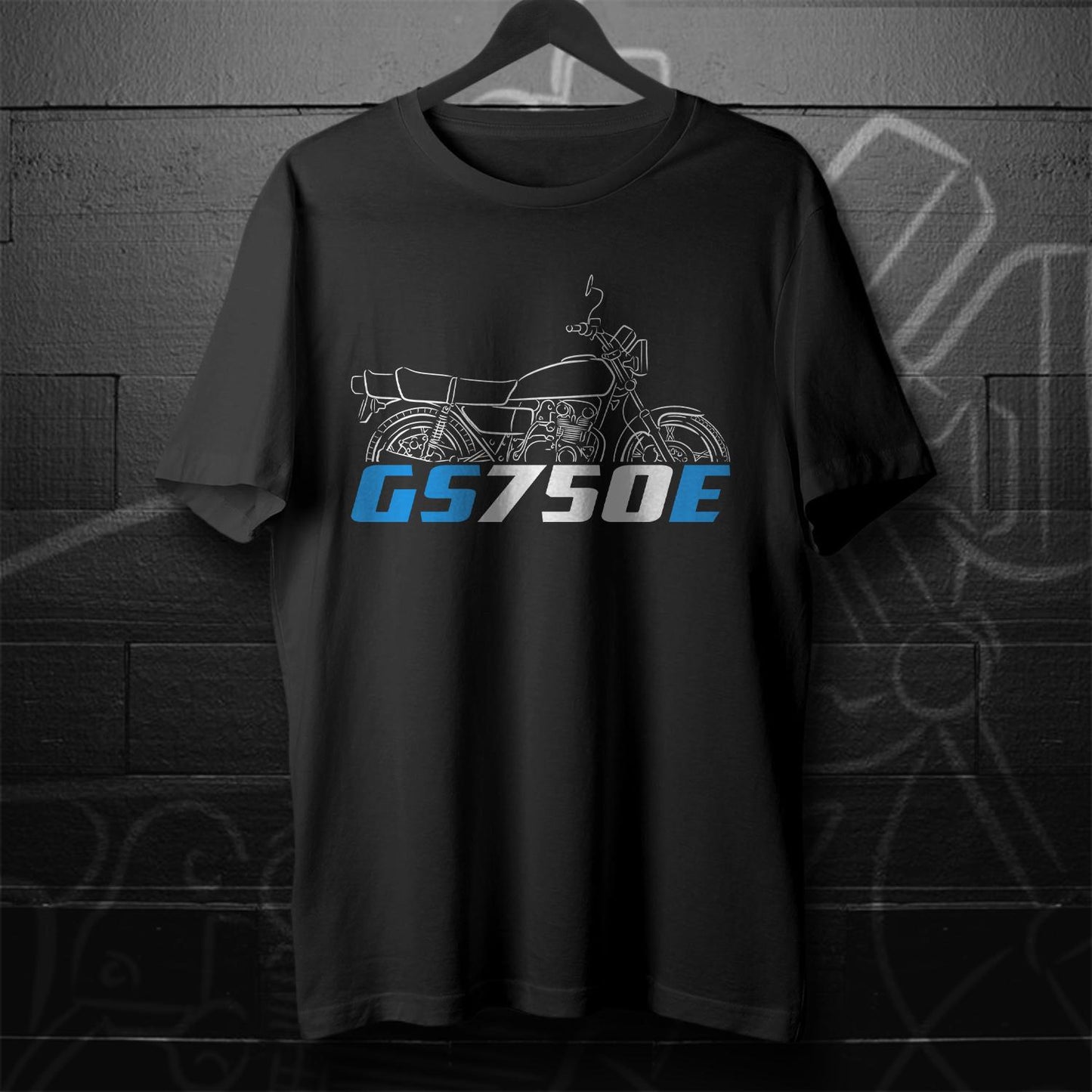 Suzuki GS750 | E & ES Inspired T-Shirt - Motorcycle Tee Shirt for Riders