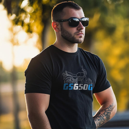 Suzuki GS650 Inspired T-Shirt - Motorcycle Tee Shirt for Riders