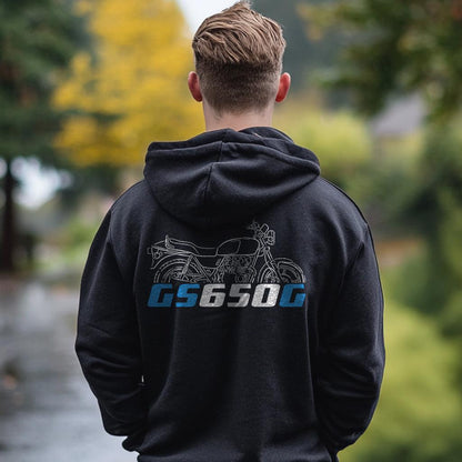 Suzuki GS650 Inspired Hoodie - Motorcycle Sweatshirt for Riders