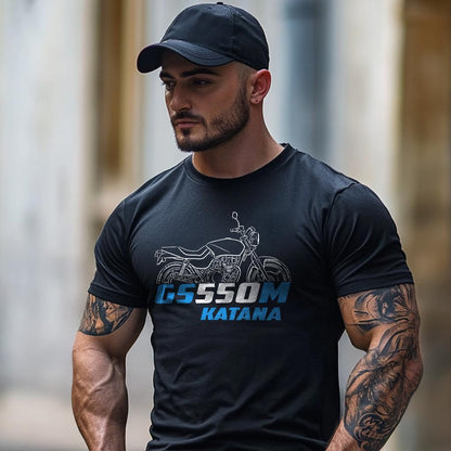 Suzuki GS550 Inspired T-Shirt - Motorcycle Tee Shirt for Riders
