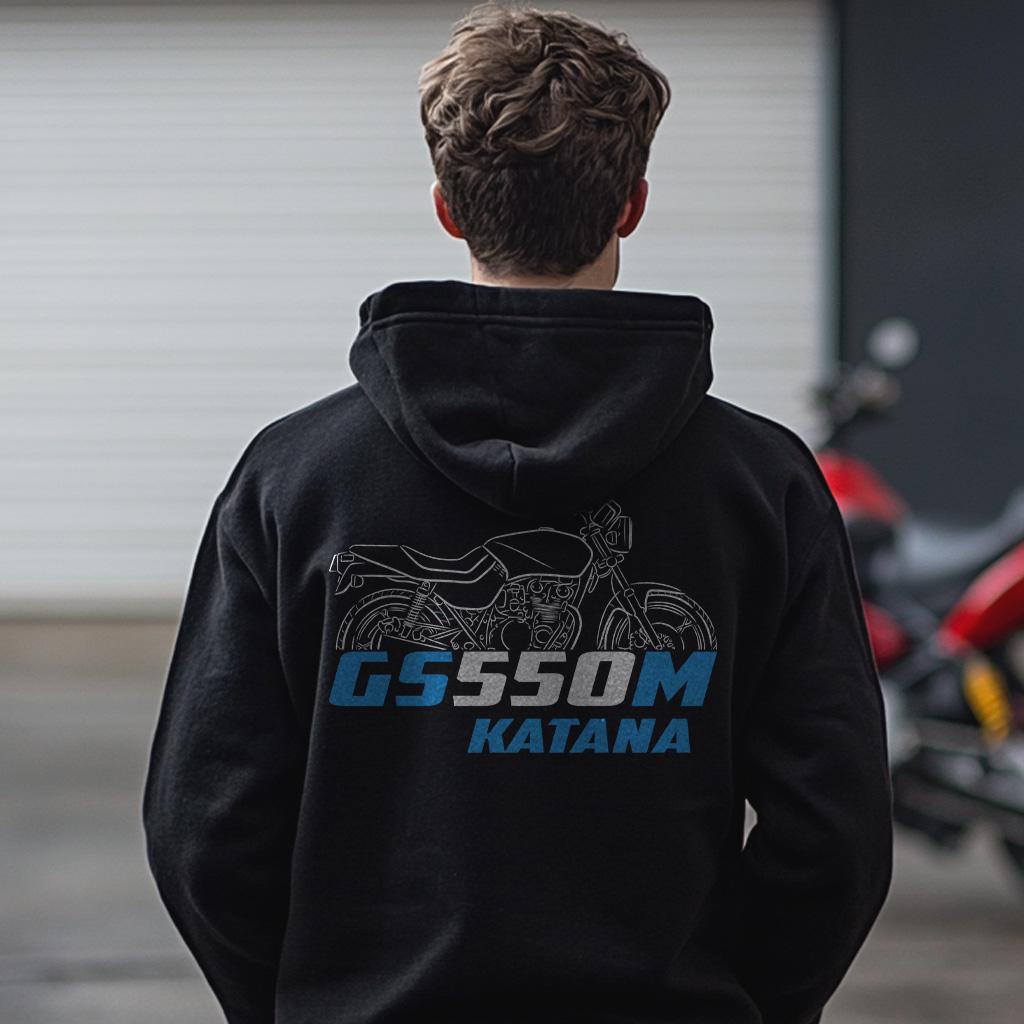 Suzuki GS550 Inspired Hoodie - Motorcycle Sweatshirt for Riders