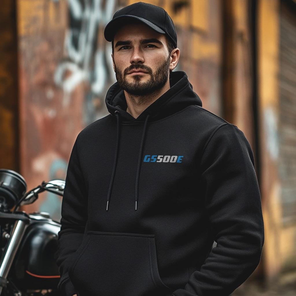 Suzuki GS500 Inspired Hoodie - Motorcycle Sweatshirt for Riders