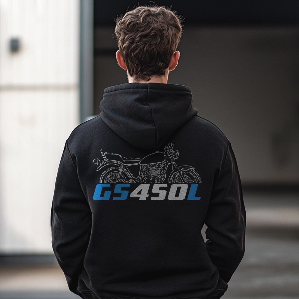 Suzuki GS450 Inspired Hoodie - Motorcycle Sweatshirt for Riders