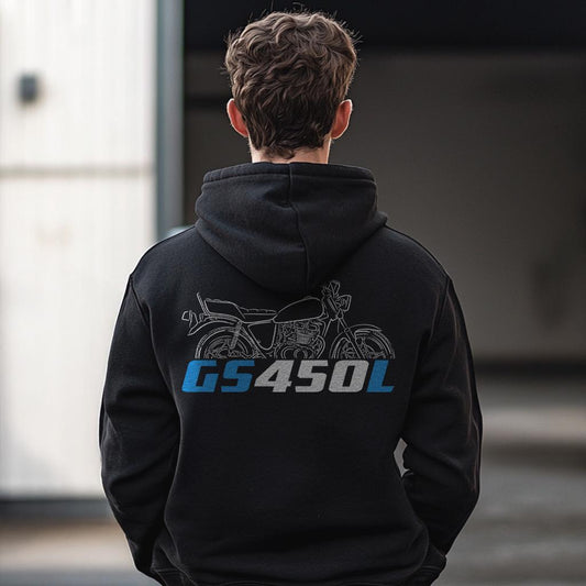 Suzuki GS450 Inspired Hoodie - Motorcycle Sweatshirt for Riders