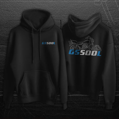 Suzuki GS500 Inspired Hoodie - Motorcycle Sweatshirt for Riders