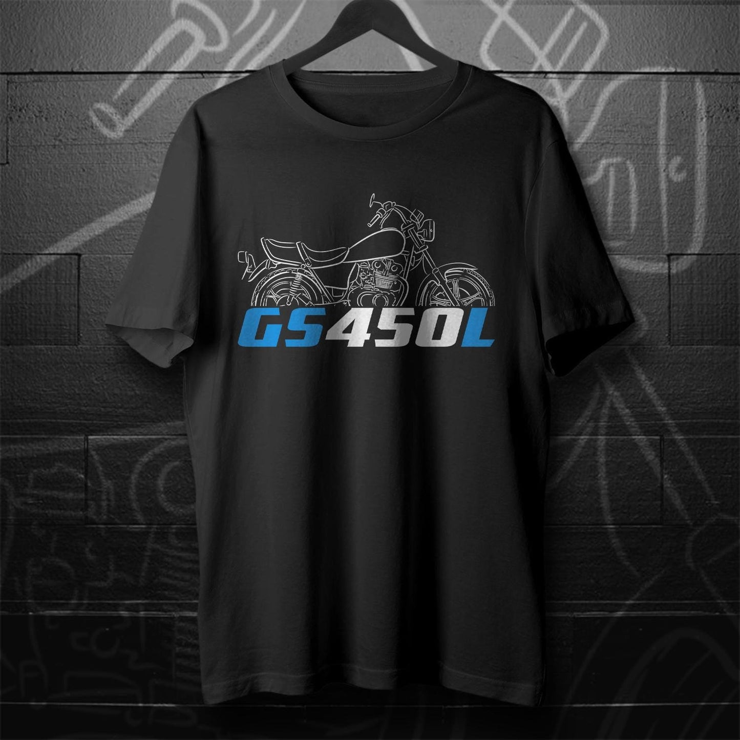 Suzuki GS450 Inspired T-Shirt - Motorcycle Tee Shirt for Riders