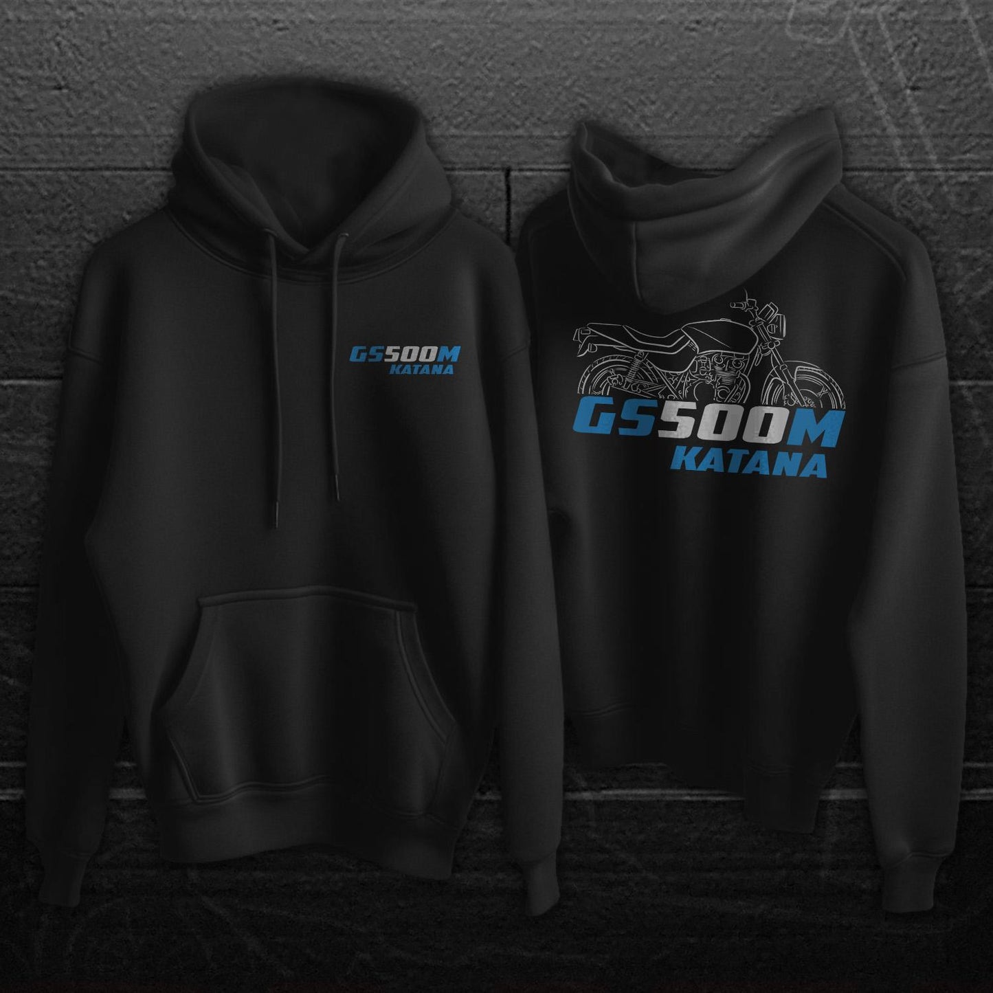 Suzuki GS500 Inspired Hoodie - Motorcycle Sweatshirt for Riders