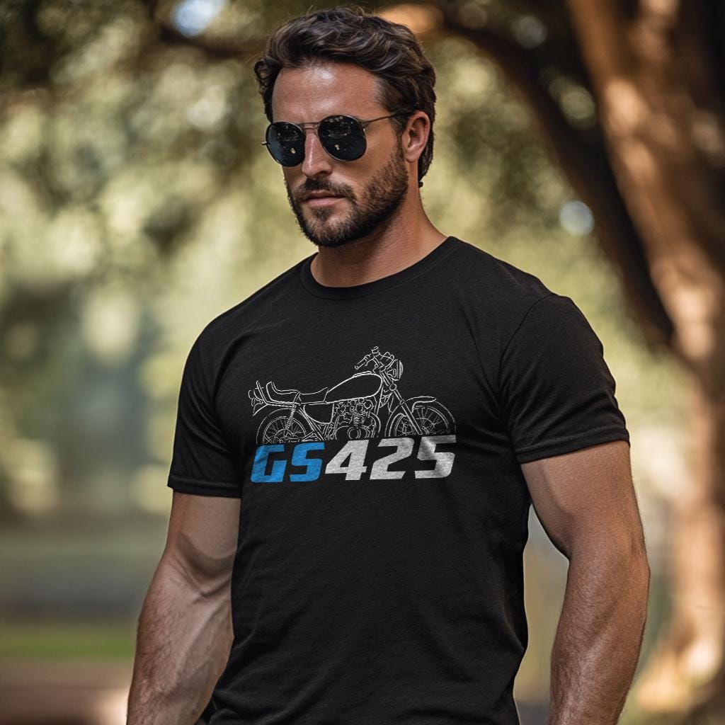 Suzuki GS425 Inspired T-Shirt - Motorcycle Tee Shirt for Riders