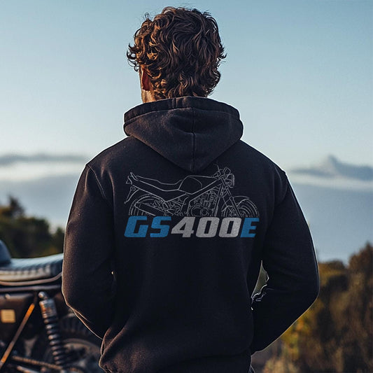 Suzuki GS400 Inspired Hoodie - Motorcycle Sweatshirt for Riders