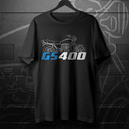 Suzuki GS400 Inspired T-Shirt - Motorcycle Tee Shirt for Riders