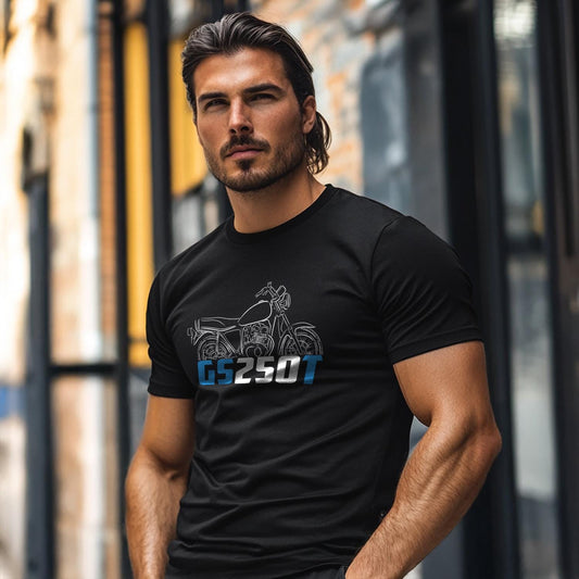 Suzuki GS250 T & FW Inspired T-Shirt - Motorcycle Tee Shirt for Riders