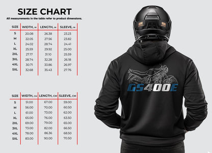 Suzuki GS400 Inspired Hoodie - Motorcycle Sweatshirt for Riders
