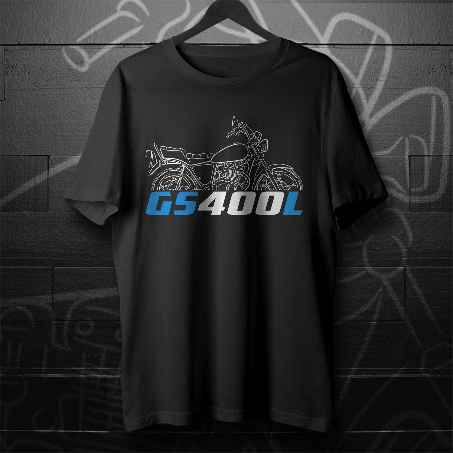 Suzuki GS400 Inspired T-Shirt - Motorcycle Tee Shirt for Riders