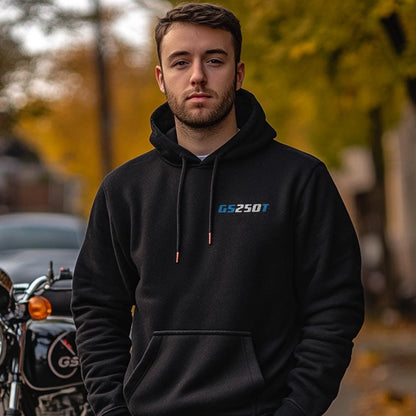 Suzuki GS250 T & FW Inspired Hoodie - Motorcycle Sweatshirt for Riders