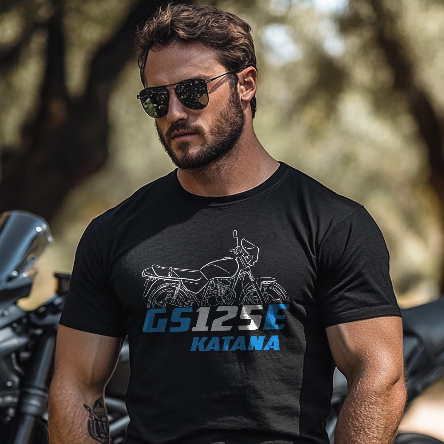 Suzuki GS125 Inspired T-Shirt - Motorcycle Tee Shirt for Riders