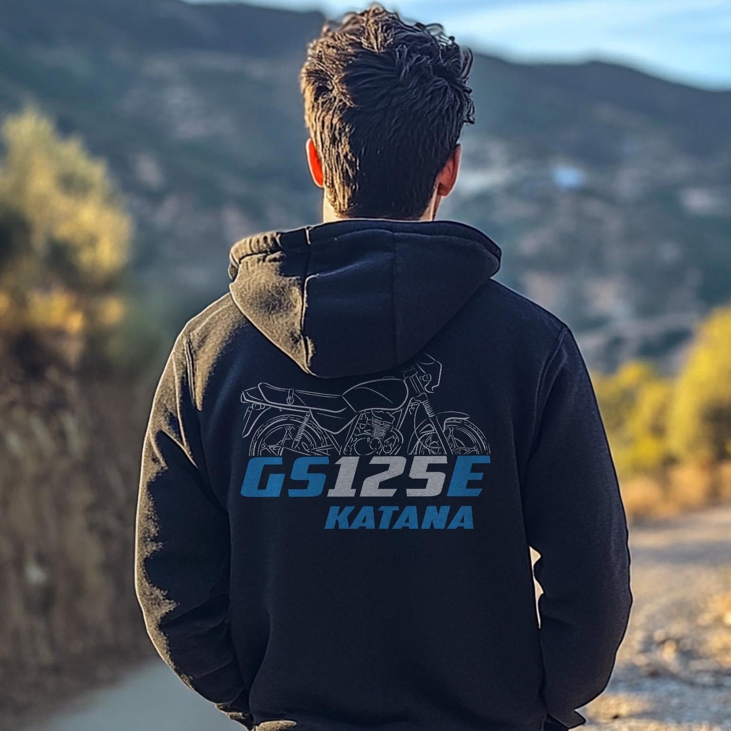 Suzuki GS125 Inspired Hoodie - Motorcycle Sweatshirt for Riders