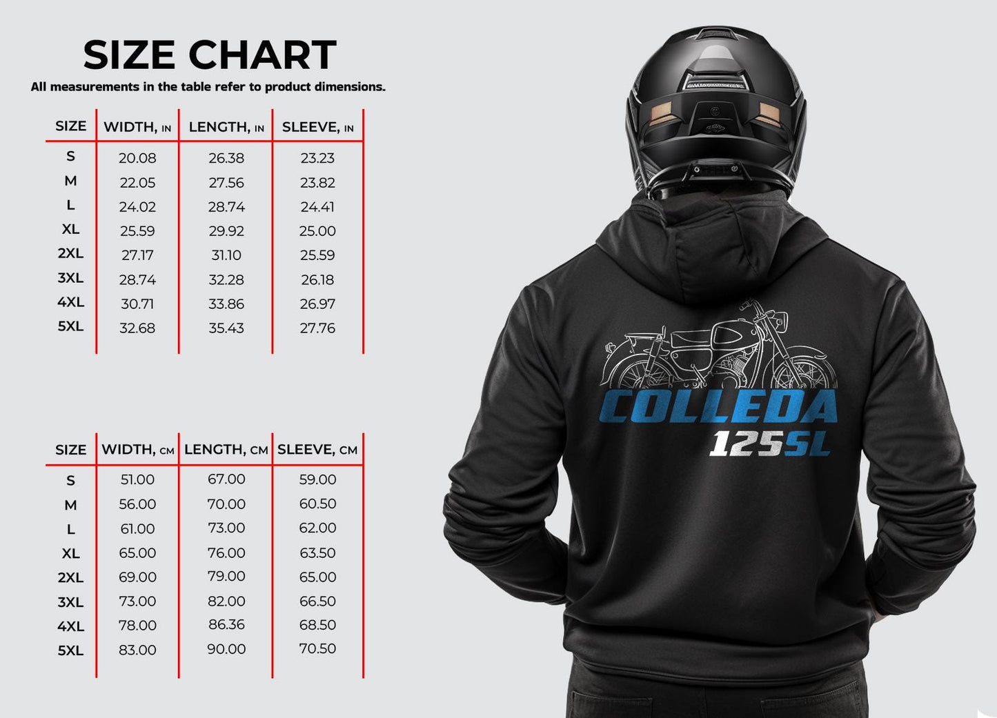 Suzuki Colleda 125 | S30 | SH | SK & SL Inspired Hoodie - Motorcycle Sweatshirt for Riders