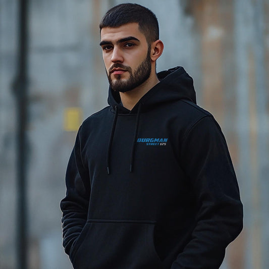 Suzuki Burgman Street 125 & EX 125 Inspired Hoodie - Motorcycle Sweatshirt for Riders