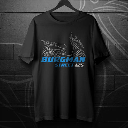 Suzuki Burgman Street 125 & EX 125 Inspired T-Shirt - Motorcycle Tee Shirt for Riders