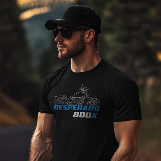 Suzuki Desperado 800 & 800X Inspired T-Shirt - Motorcycle Tee for Riders