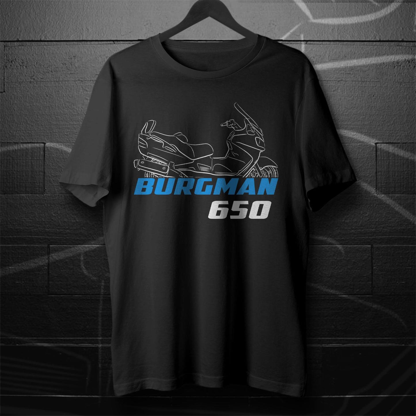 Suzuki Burgman 650 ( Skywave 650 ) Inspired T-Shirt - Motorcycle Shirt for Riders