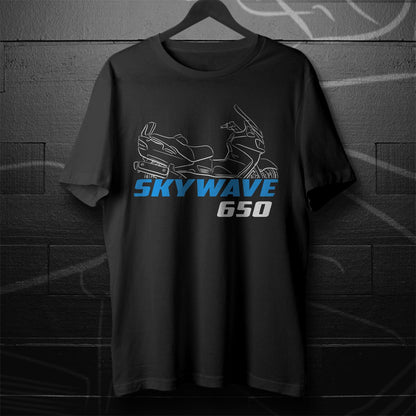 Suzuki Burgman 650 ( Skywave 650 ) Inspired T-Shirt - Motorcycle Shirt for Riders