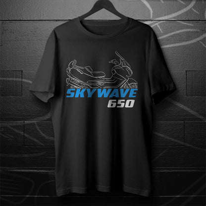 Suzuki Burgman 650 ( Skywave 650 ) Inspired T-Shirt - Motorcycle Shirt for Riders