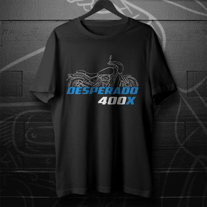 Suzuki Desperado 400 & 400X Inspired T-Shirt - Motorcycle Tee Shirt for Riders