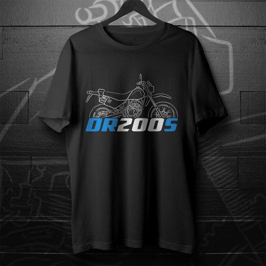 Suzuki DR200 S & SE Trojan Inspired T-Shirt - Motorcycle Tee Shirt for Riders