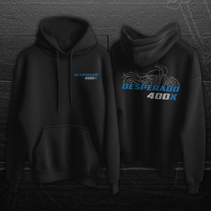 Suzuki Desperado 400 & 400X Inspired Hoodie - Motorcycle Sweatshirt for Riders