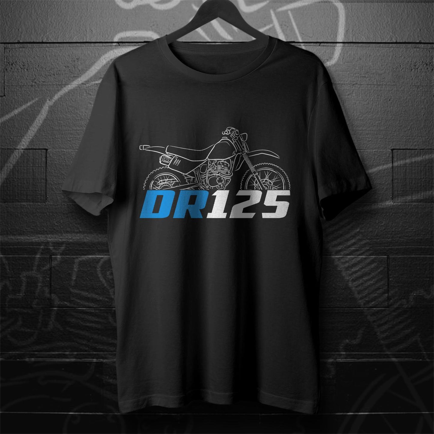 Suzuki DR125 Inspired T-Shirt - Motorcycle Tee Shirt for Riders