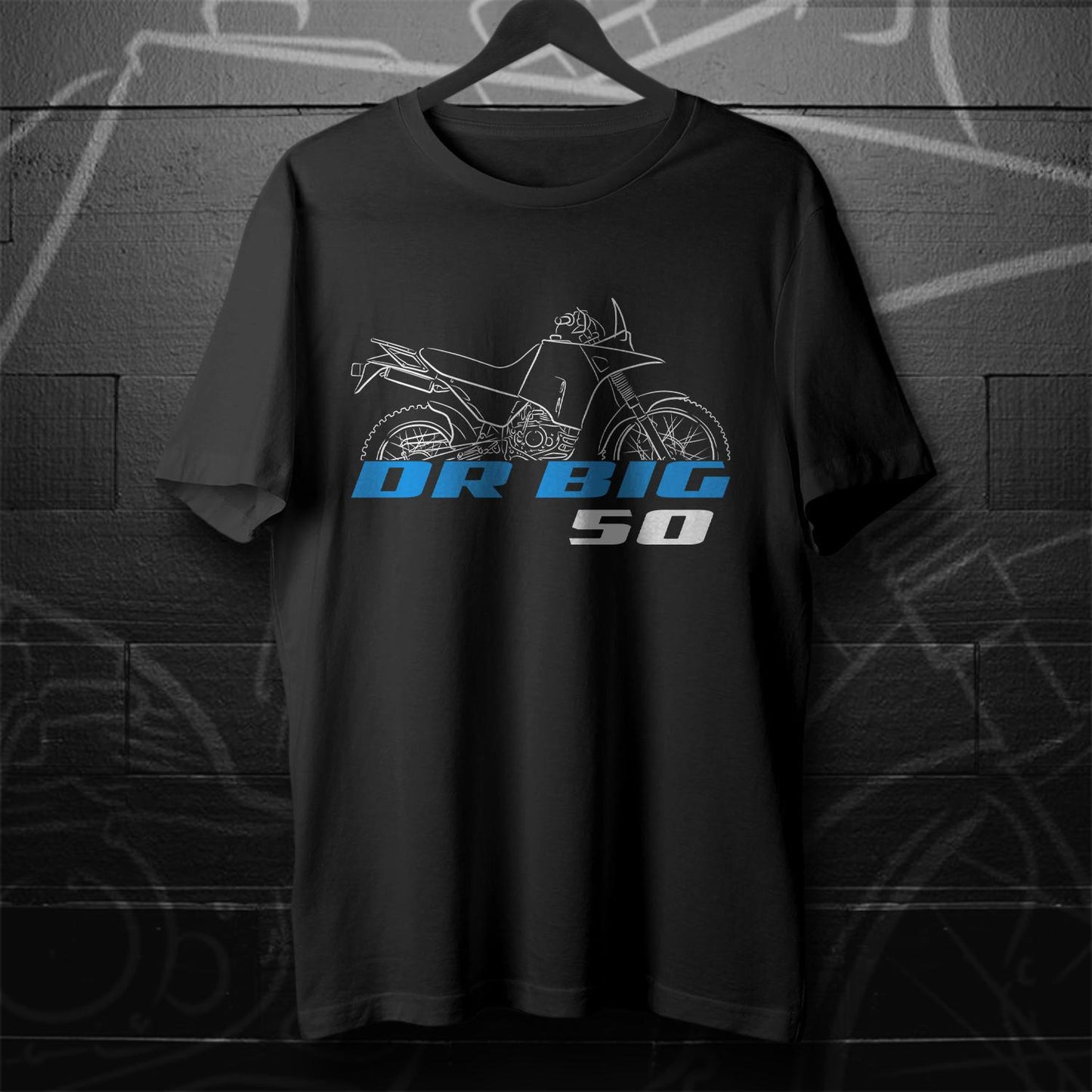 Suzuki DR50 ( Big 50 & 50W ) Inspired T-Shirt - Motorcycle Tee Shirt for Riders