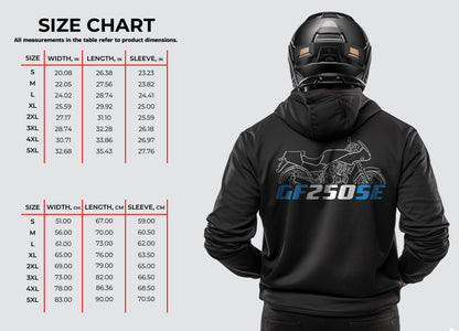 Suzuki GF250SE Inspired Hoodie - Motorcycle Sweatshirt for Riders