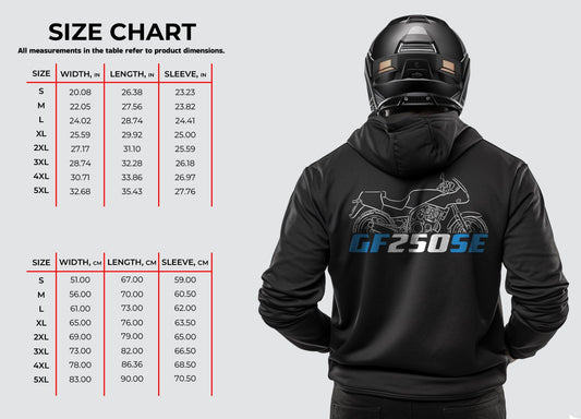 Suzuki GF250SE Inspired Hoodie - Motorcycle Sweatshirt for Riders