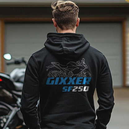 Suzuki Gixxer SF250 2019-2025 Inspired Hoodie - Motorcycle Sweatshirt for Riders