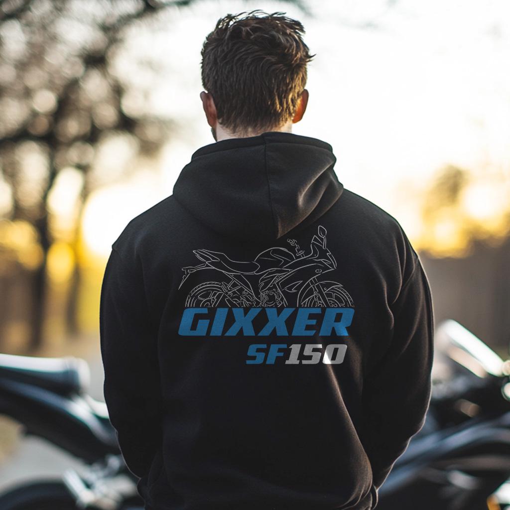 Suzuki Gixxer SF150 Inspired Hoodie - Motorcycle Sweatshirt for Riders