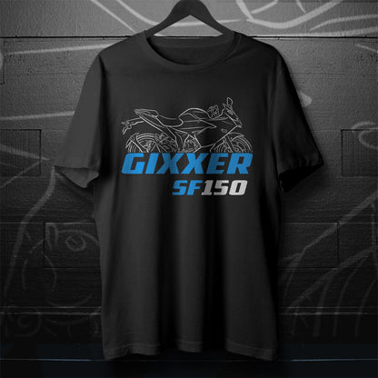Suzuki Gixxer SF150 Inspired T-Shirt - Motorcycle Tee Shirt for Riders