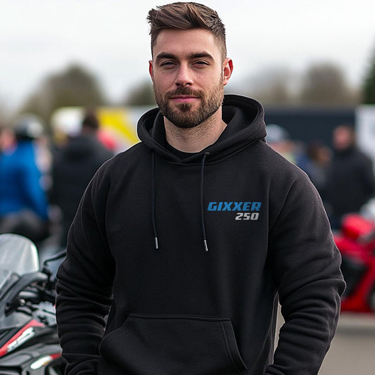 Suzuki Gixxer 250 Inspired Hoodie - Motorcycle Sweatshirt for Riders